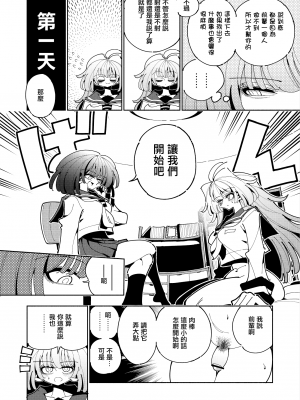 [虹色発光ダイオード (ねこんそ)] 雫と詩織いふ(前編)-5日で覚える!ふたなりオナニーのススメ(1から2日目)- [沒有漢化]_12