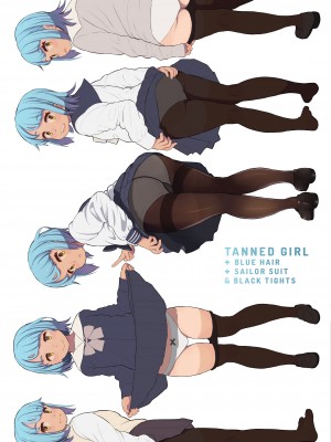 [メイの天使 (根雪れい)] 青髪日焼けの子。1-3｜Tanned Girl + Blue Hair Anthology [English] [無修正]_17