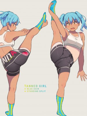 [メイの天使 (根雪れい)] 青髪日焼けの子。1-3｜Tanned Girl + Blue Hair Anthology [English] [無修正]_50