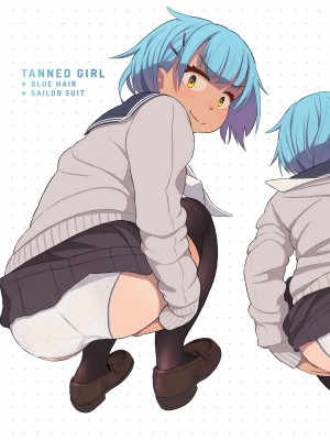 [メイの天使 (根雪れい)] 青髪日焼けの子。1-3｜Tanned Girl + Blue Hair Anthology [English] [無修正]_37