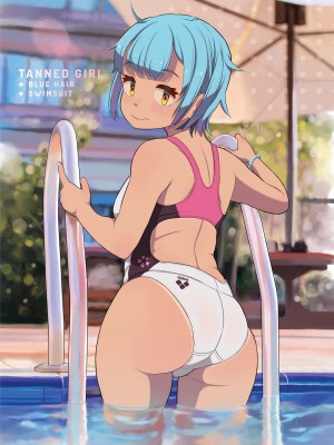 [メイの天使 (根雪れい)] 青髪日焼けの子。1-3｜Tanned Girl + Blue Hair Anthology [English] [無修正]_28