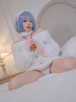 咬一口兔娘ovo - Rem bleat 蕾姆咩咩_010
