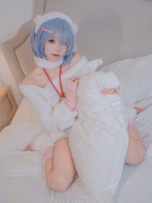 咬一口兔娘ovo - Rem bleat 蕾姆咩咩_011