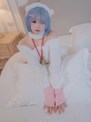 咬一口兔娘ovo - Rem bleat 蕾姆咩咩_012