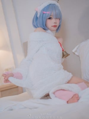 咬一口兔娘ovo - Rem bleat 蕾姆咩咩_014