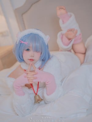 咬一口兔娘ovo - Rem bleat 蕾姆咩咩_018