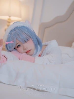 咬一口兔娘ovo - Rem bleat 蕾姆咩咩_019