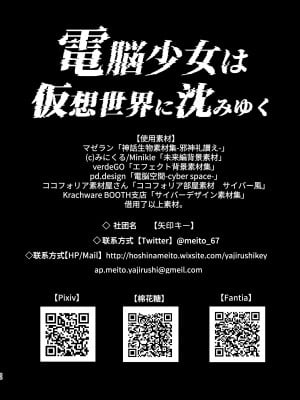 [矢印キー (星名めいと)] 電脳少女は仮想世界に沈みゆく [中国翻訳] [DL版]_50