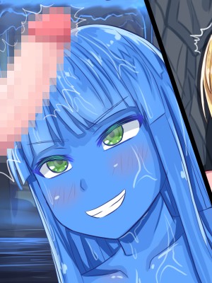 [Soft Thigh (むにおに)] スライム娘を退治しに洞窟へ向かったが捕まってしまった話_166