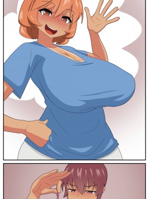 [むっつむー] ふたなり義母と息子の嫁、ハメる。３_343