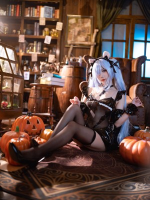 仙女月 万圣节 雅努斯  AZUR LANE_14