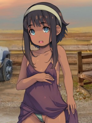 [黒毛と桃汁 (横十輔)] 南米売春ロード ～トレーラー野郎と褐色ロリ少女～_143_a007