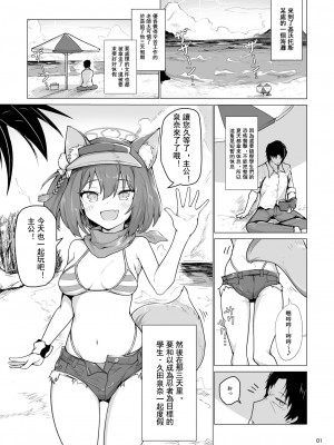 [ラードマシマシそうめん (ラルド)] キヴォトス最高の忍者と過ごす二人きりの夏季休暇 (ブルーアーカイブ) [中国翻訳] [DL版]_03