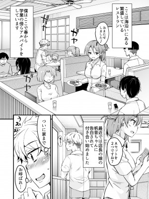 [サウンドステッカー (なるさわ景)] 人妻店長～娘の彼氏お借りします～__008