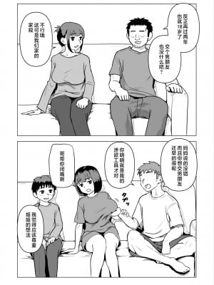 [もちち丸] ウチでは家族セックスは常識らしい [中国翻訳]__045