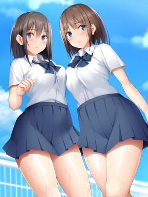 [ラブリテス] 水泳部の清楚系幼馴染と本能剥き出しの中出しおねだりいちゃラブセックス！ 二人の幼馴染が俺のチンポを狙って誘惑バトル_453
