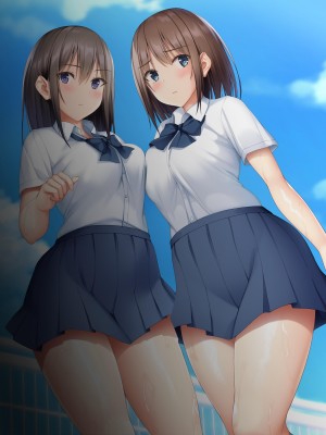 [ラブリテス] 水泳部の清楚系幼馴染と本能剥き出しの中出しおねだりいちゃラブセックス！ 二人の幼馴染が俺のチンポを狙って誘惑バトル_454