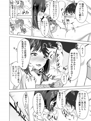 [ことぶきゆたり] ボクには彼女がいるのに妹の友達のビッチな誘惑に負けてしまいそう_26