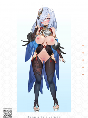 [水之色 (WaterRing)] 原神 - 璃月紀行 (原神) [無修正] [精英牛頭人漢化] [DL版]_32