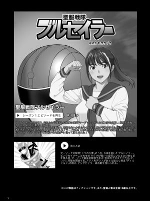 [はにかむコウゾウ] 聖服戦隊ブルセイラー_02