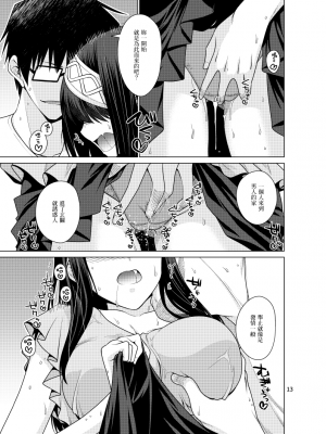 [CRIMSON GROUND (宮社惣恭)] 鷺沢文香はPにぐちょぐちょにされたい! (アイドルマスター シンデレラガールズ) [中国翻訳] [DL版]_12