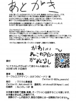 [マジカル影蝶透 (影蝶透、)] ヒナちゃんががんばって赤ちゃんを産む本 (ブルーアーカイブ) [DL版]_22