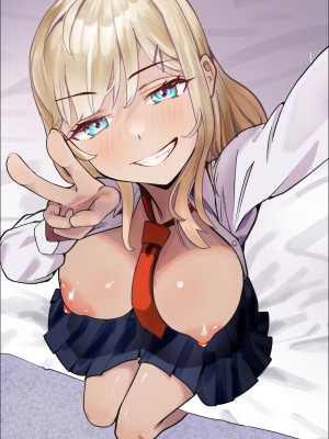 [枕木ざぶとん] デリヘル呼んだら同級生のギャルがきた｜叫小姐上門結果來的却是同班辣妹 [中国翻訳]_02
