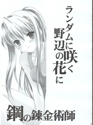 (C65) [AION (天羽真理)] ランダムに咲く野辺の花に (鋼の錬金術師)_02