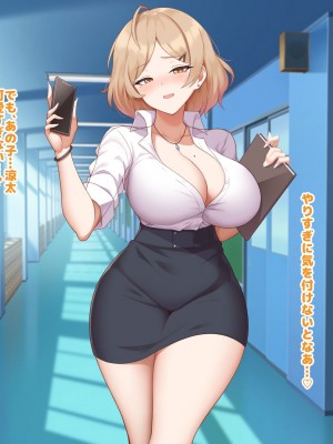 [なのはなジャム (ねじろ)] 金髪国語教師レオナは若いちんぽが好き過ぎて生徒との中出しsexがやめられなくて困ってます♥_029