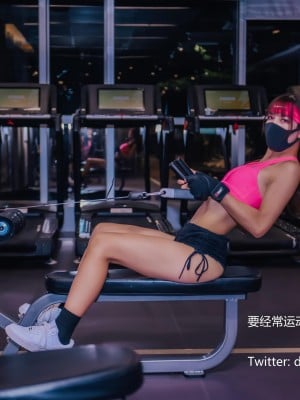 [深夜企划] 懂小姐 - 健身房露出_013
