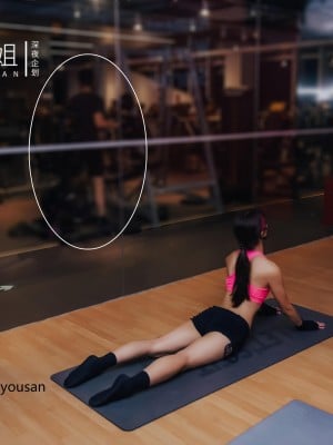 [深夜企划] 懂小姐 - 健身房露出_023
