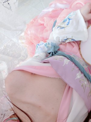 萌兰酱(萌小兔 草莓味兰兰)  - 古装汉服诱惑_031