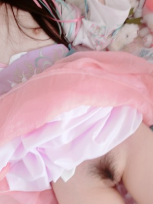 萌兰酱(萌小兔 草莓味兰兰)  - 古装汉服诱惑_068