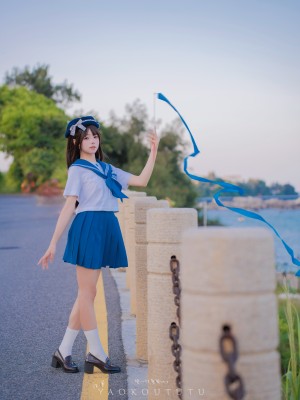 咬一口兔娘ovo - 体操部课后活动_012