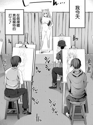[ロジウラマンホール (MAKI、創田ぐみ)] ヌードモデル中に童貞君たち筆おろししてみた♥｜處男們在裸模體內童貞畢業了♥ [鏡花水月個人漢化]_05
