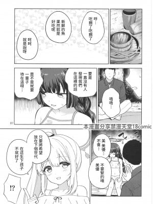 (C103) [manymanyrain (雨暈郁太)] 兎とわたしの漂流日記 (ブルーアーカイブ) [中国翻訳] [水印]_08