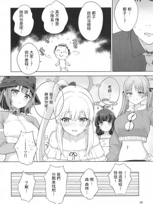 (C103) [manymanyrain (雨暈郁太)] 兎とわたしの漂流日記 (ブルーアーカイブ) [中国翻訳] [水印]_09