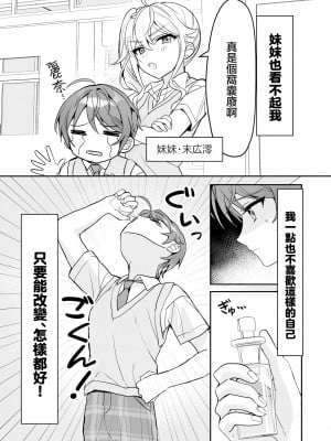 [即オチ少女 (鏡乃もちこ)] TSきょうだい [瑞树汉化组] [DL版]_07