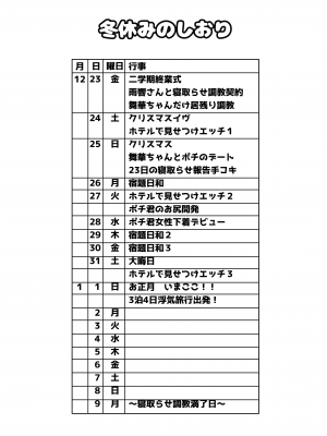 [どちゃくそはっぴー! (夢叶羽どどどちゃん)] 僕と彼女とご主人様の冬休み3(個人機翻)_003