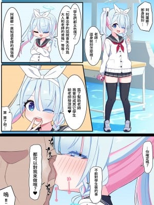 [ウサJO] アロナとコスプレエッチ (ブルーアーカイブ) [中国翻訳] [DL版]