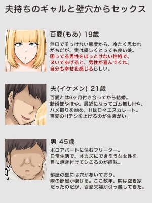 [妄想ザンギ] 夫持ちのギャルと壁穴からセックス_03