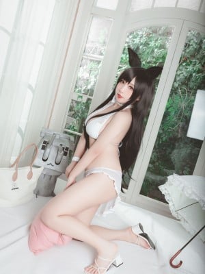 [貓田聖奈奈 (桃之啾啾)] 爱宕泳装 盛夏进行曲_01