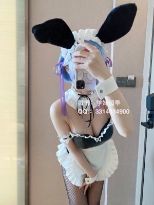 香草少女m(九尾狐狸m) - 兔女郎雷姆_005