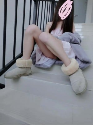 萌兰酱(萌小兔 草莓味兰兰) -  双人楼道露出_078