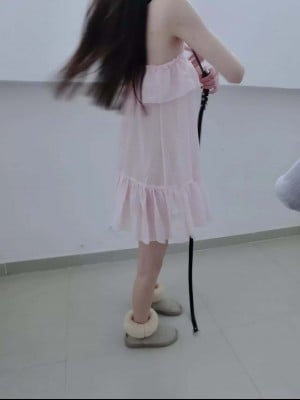 萌兰酱(萌小兔 草莓味兰兰) -  双人楼道露出_080