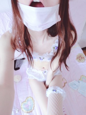 萌兰酱(萌小兔 草莓味兰兰) -  透明少女内衣_036