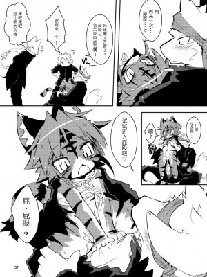 (C78) [えっぐみるく。 (ro)] 魁!虎まん ばんちょーちゃん! (虎んす♂♀)_37
