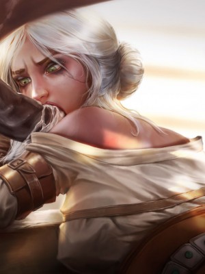 [Suchet翻译✖️路凝安嵌字] [Firolian] Ciri Stable Fun (The Witcher)_026
