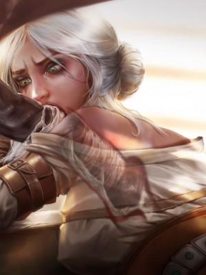 [Suchet翻译✖️路凝安嵌字] [Firolian] Ciri Stable Fun (The Witcher)_027