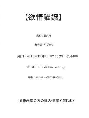 (C89) [裏火竜 (いぶきち)] 欲情猫嬢 (モンスターハンター)[配菜機翻漢化組]_018
